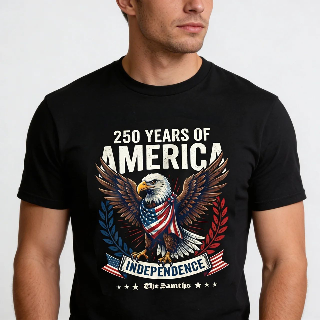 America 250 Years Eagle Independence Day Patriotic Shirt