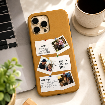 Personalized Photo Phone Case for Dad – Custom Family Gift