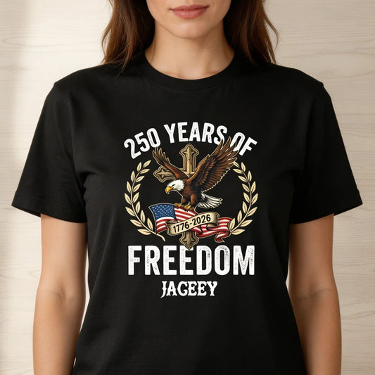 America 250 of Freedom With Eagle Shirt For Family Gift