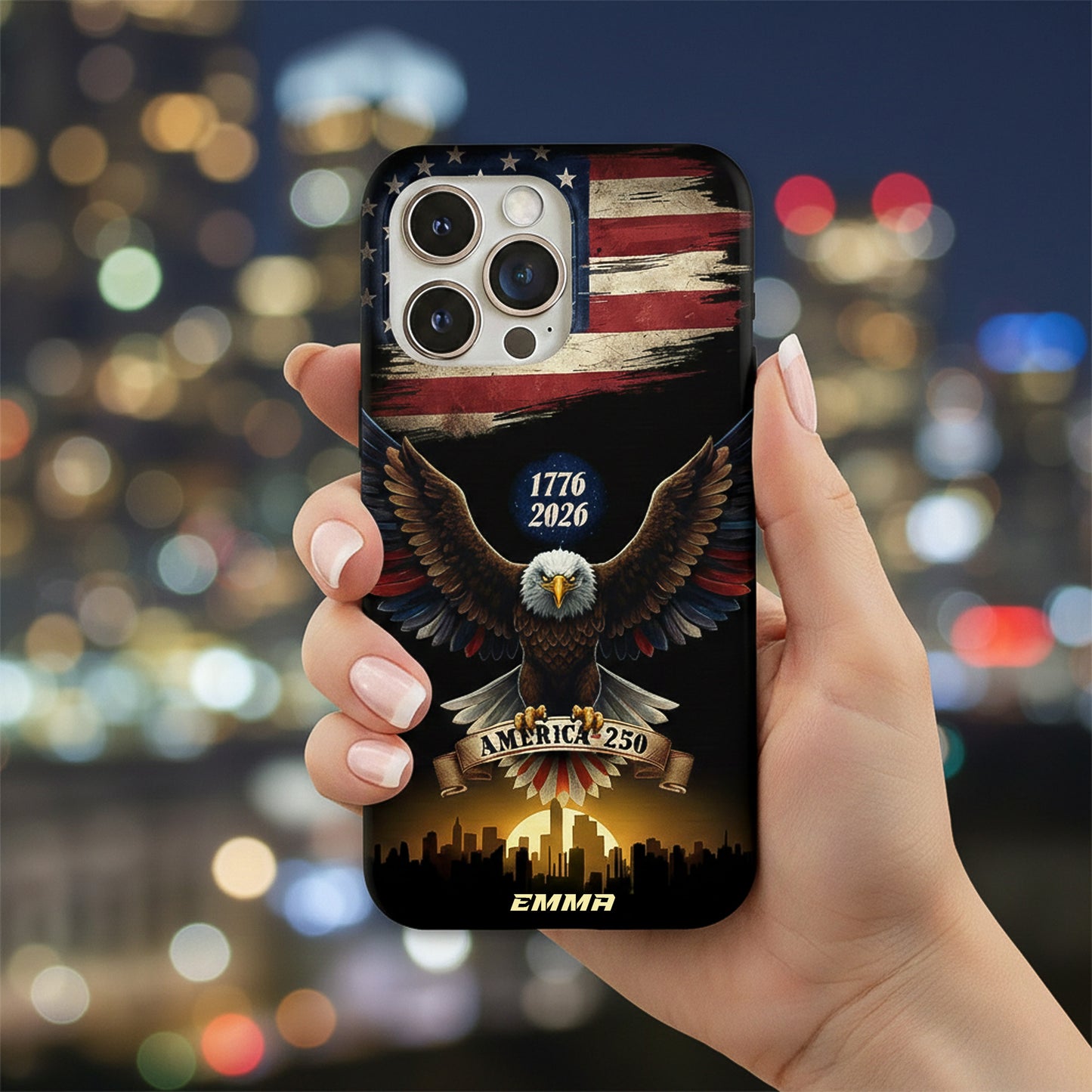 America 250th Anniversary 1776-2026 Patriotic Phone Case