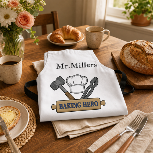 Baking Hero Apron - Funny Baking & Cooking Gift for Dad