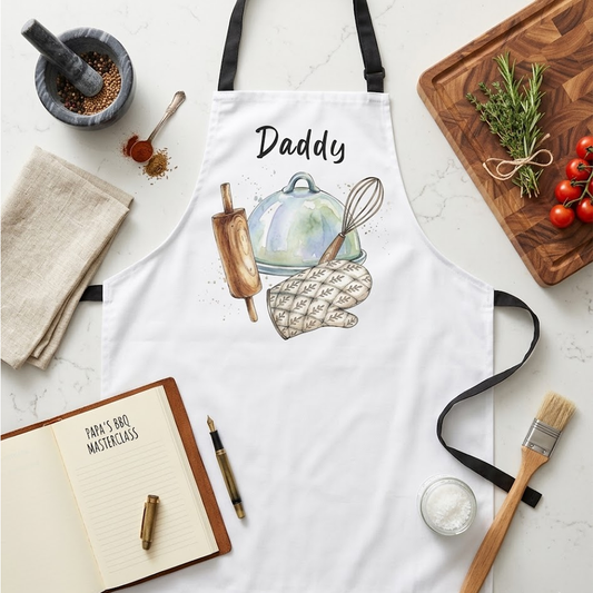 Daddy Apron Gift – Funny Cooking & BBQ Apron for Dad