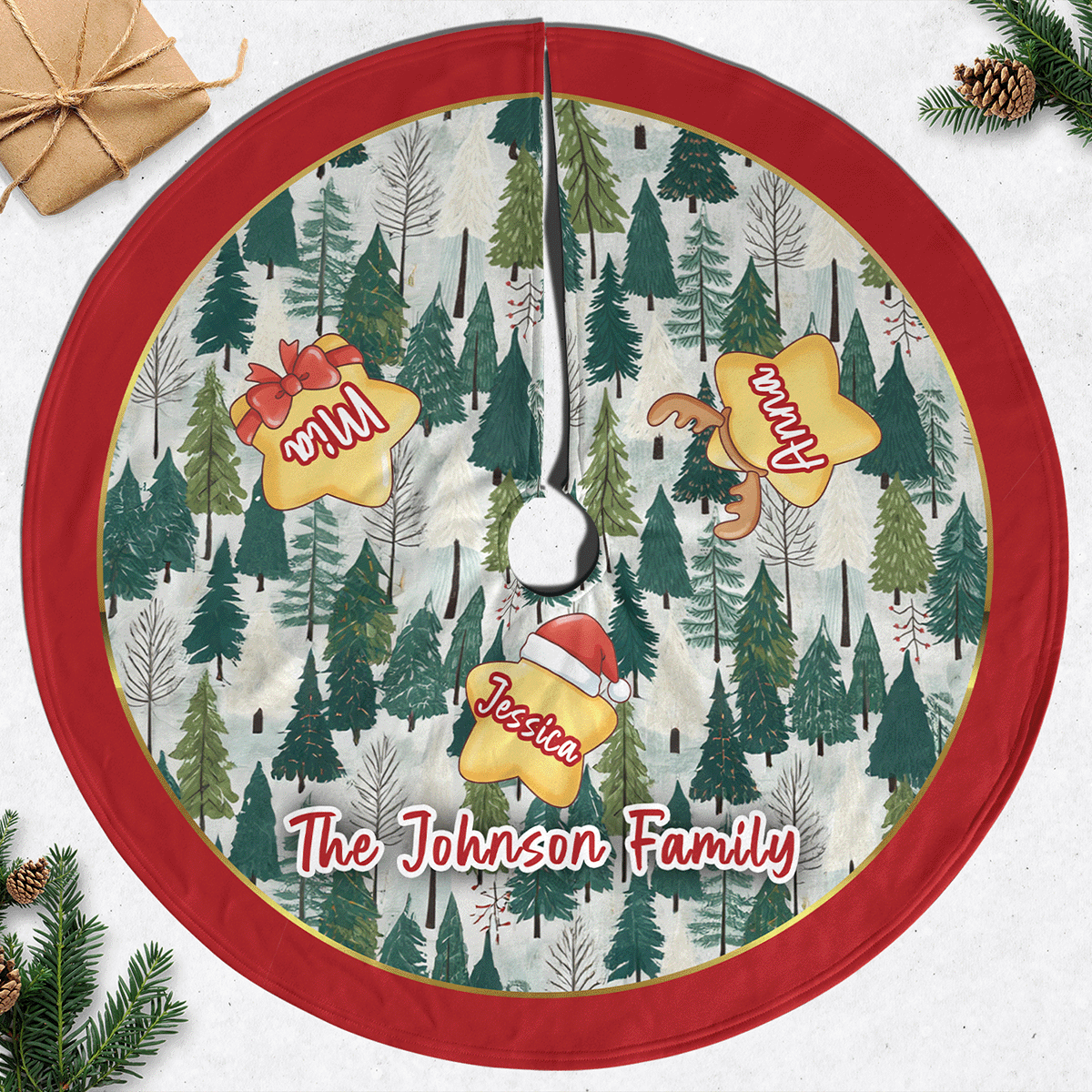 Personalized The Togetherness Christmas Tree Skirt