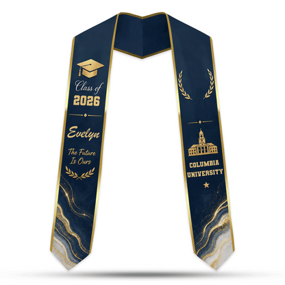 Personalized The Future Is Ours Graduation Stole – Custom Photo and Name