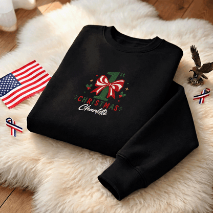 Personalized Embroidered My First Christmas Sweatshirt with Custom Name