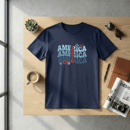 USA 250th Independence Anniversary T-Shirt - 1776 We The People Edition