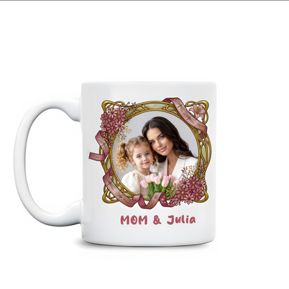 The Love Between a Mother & Daughters Is Forever – Meaningful Family Gift for Mom & Daughters – Personalized Mug
