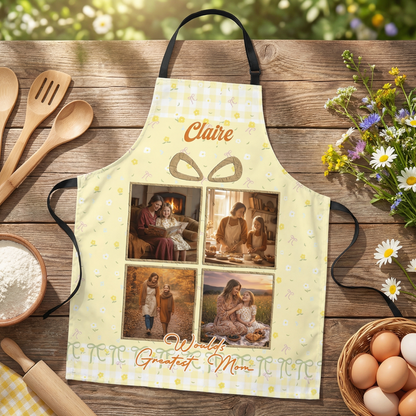 Custom Photo Apron for Mom – Mother’s Day Gift
