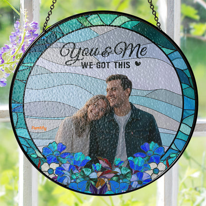 We Got This Personalized Stained Glass Suncatcher