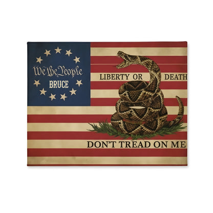 Don't Tread On Me America Flag We The People Yard Sign