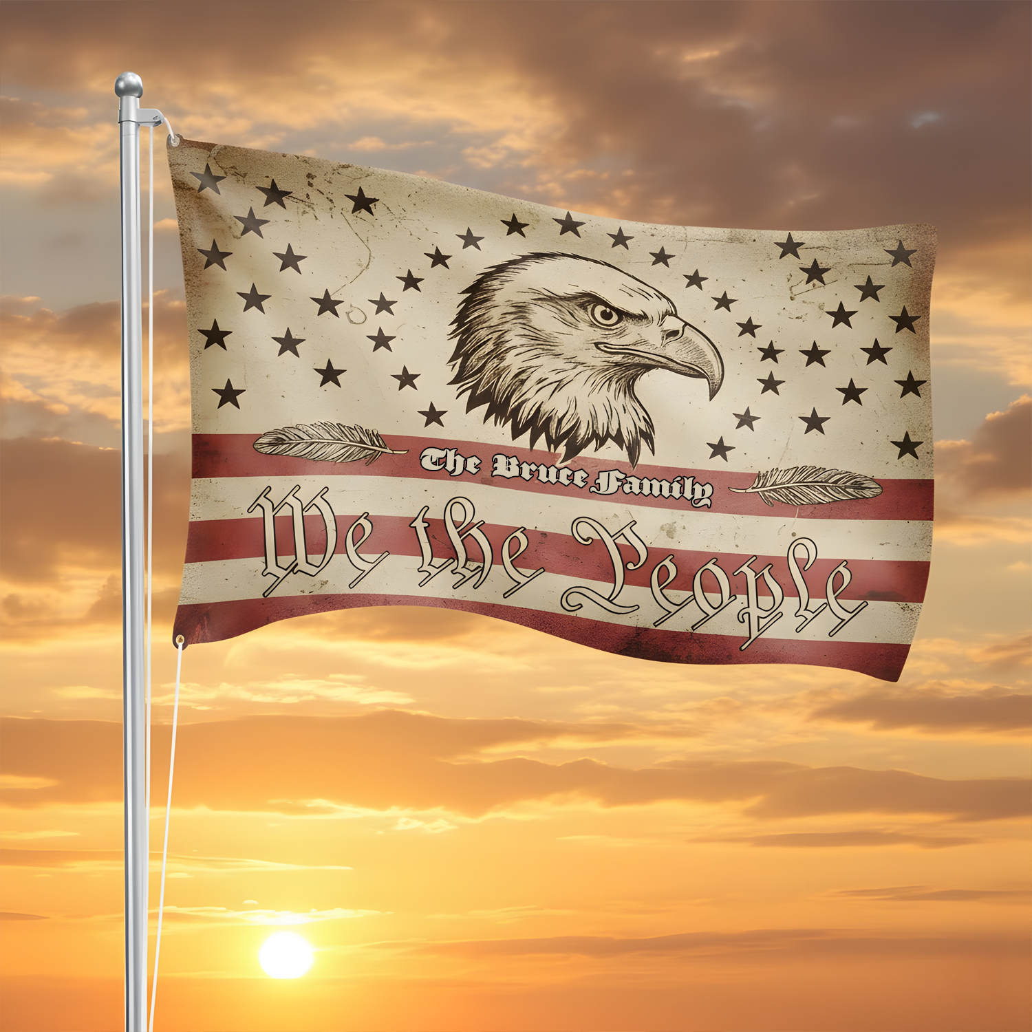 We the People - 250 Years America Anniversary House Flag