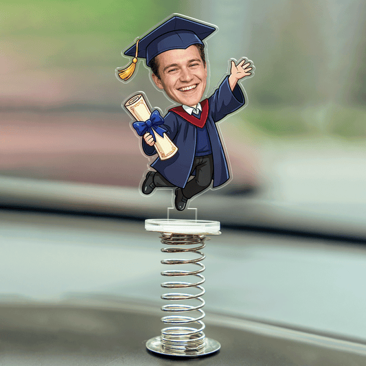 Personalized Graduation Drive Safe Car Standee – Custom Photo Acrylic Gift