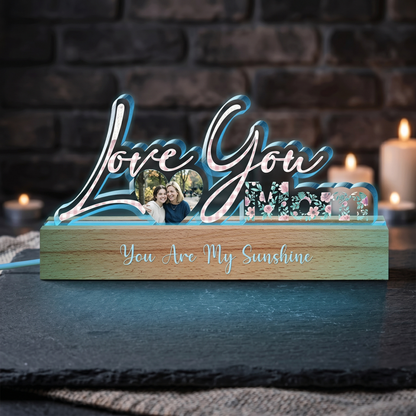 Love You Always – Personalized LED Light Box with Custom Quote for Mom or Loved One