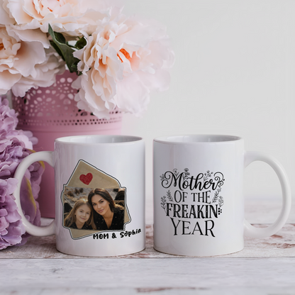 Mom & Daughter Vibes – Custom Mug for Daughter Heartfelt Family Keepsake Gift