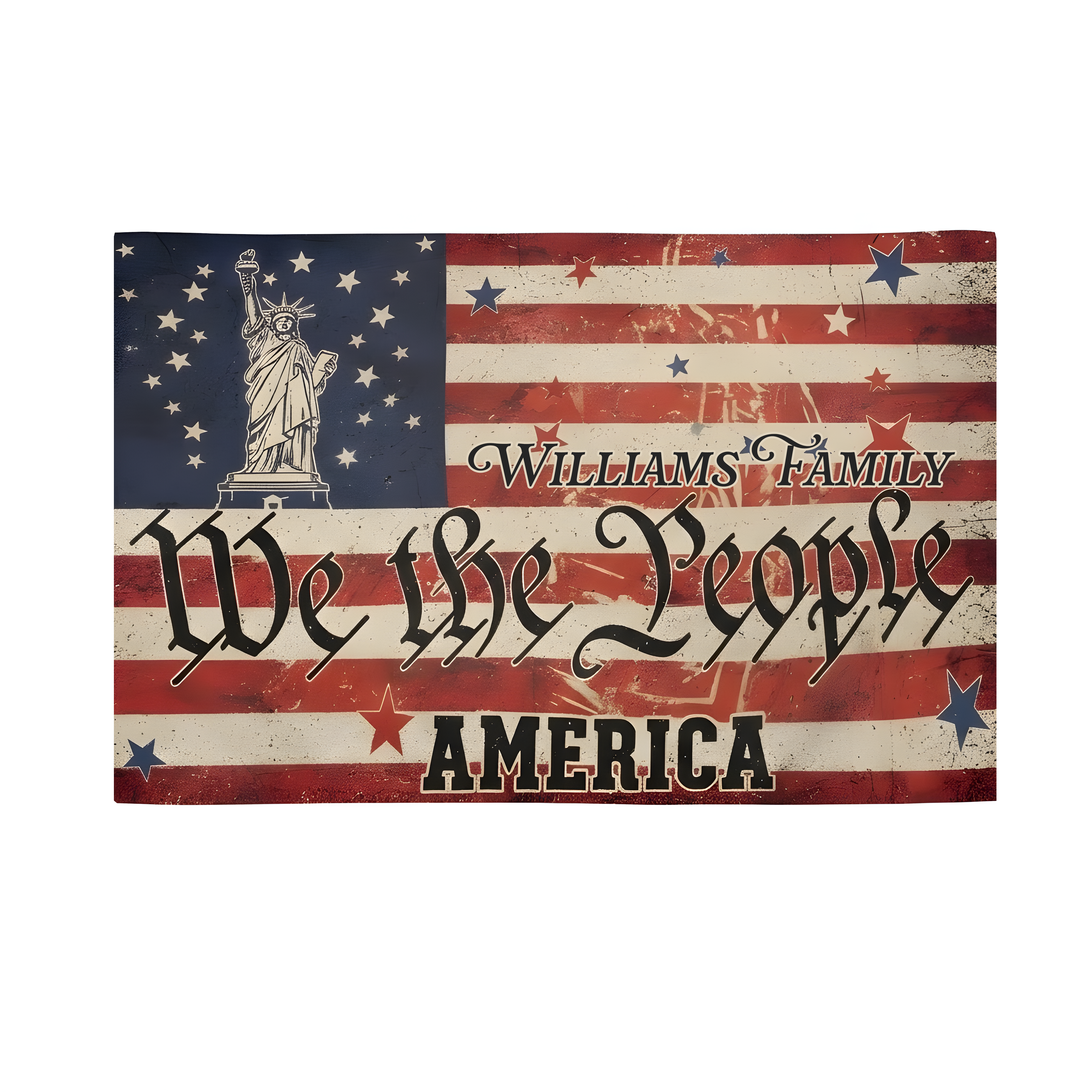 We The People Flag America 250th Anniversary House Flag