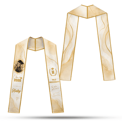 Personalized The Best Is Yet to Come Graduation Stole – Custom Name