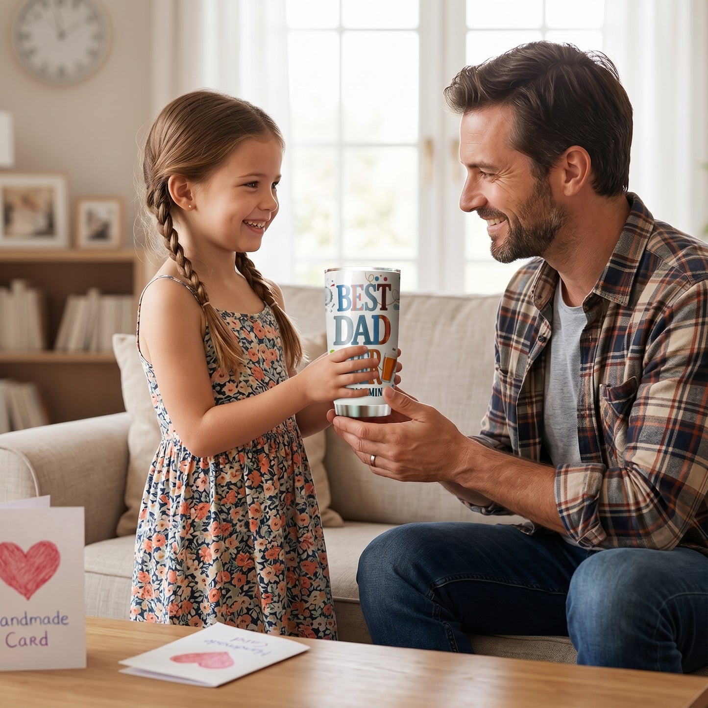 Best Dad Ever 20oz Tumbler – Father’s Day Gift Cup for Dad