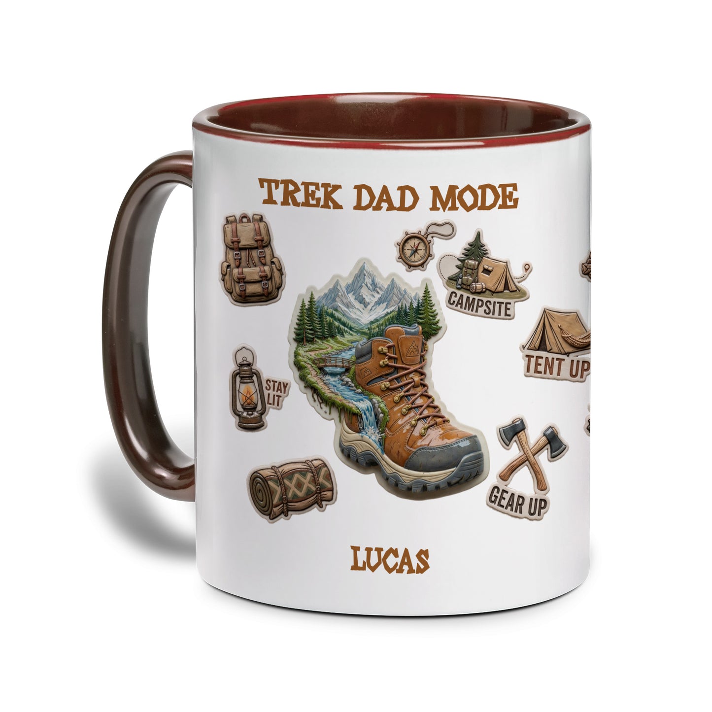 Personalized Dad Mug – Trek Dad Mode Custom Name Coffee Mug