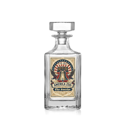 250 Years America 250th Anniversary USA 4th of July Decanter