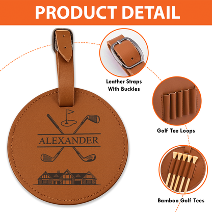 Personalized Dad Golf Tag – Custom Name Gift for Golf Lovers