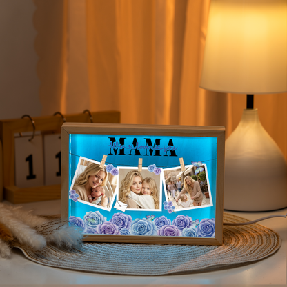 If I Know What Love Is – Sentimental Mother’s Day Gift from Kids – Personalized Mom Photo Frame Light Box