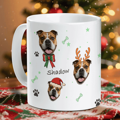 Personalized Pet Christmas Mug