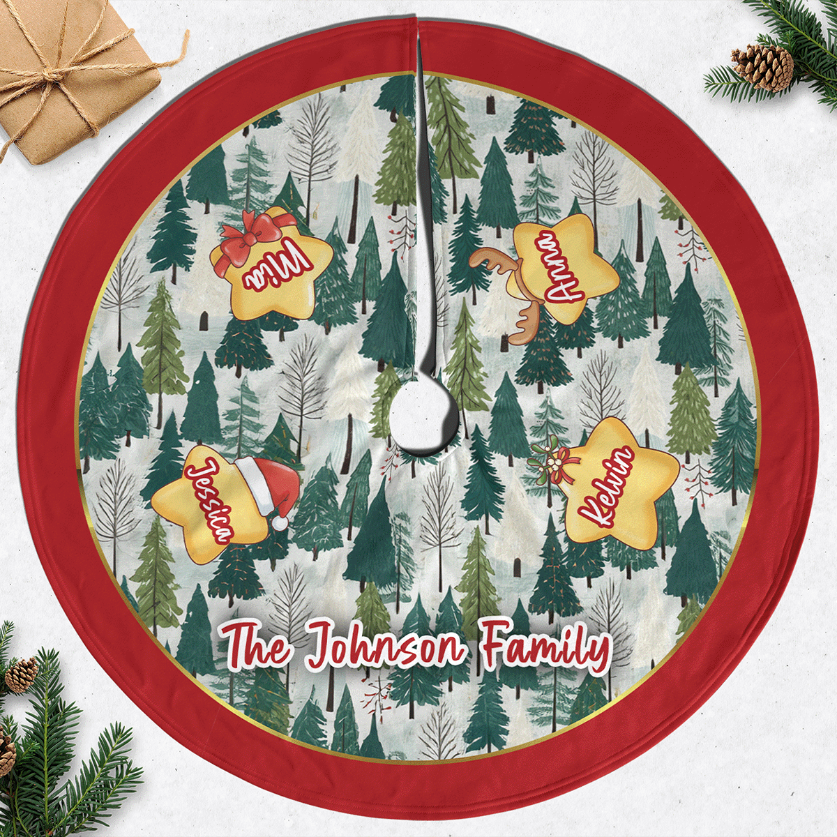 Personalized The Togetherness Christmas Tree Skirt