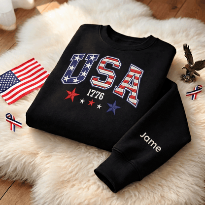 America 250th Anniversary 1776-2026 Embroidered Sweatshirt