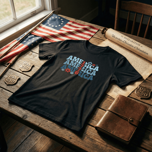 USA 250th Independence Anniversary T-Shirt - 1776 We The People Edition