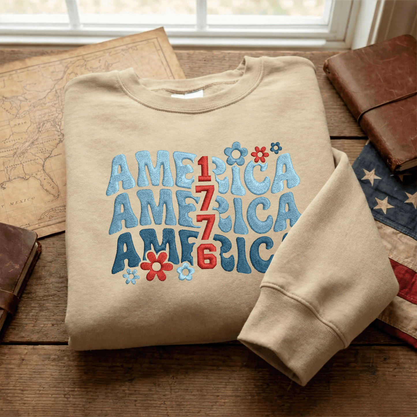 USA 250th Independence Anniversary Sweatshirt - 1776 We The People Edition