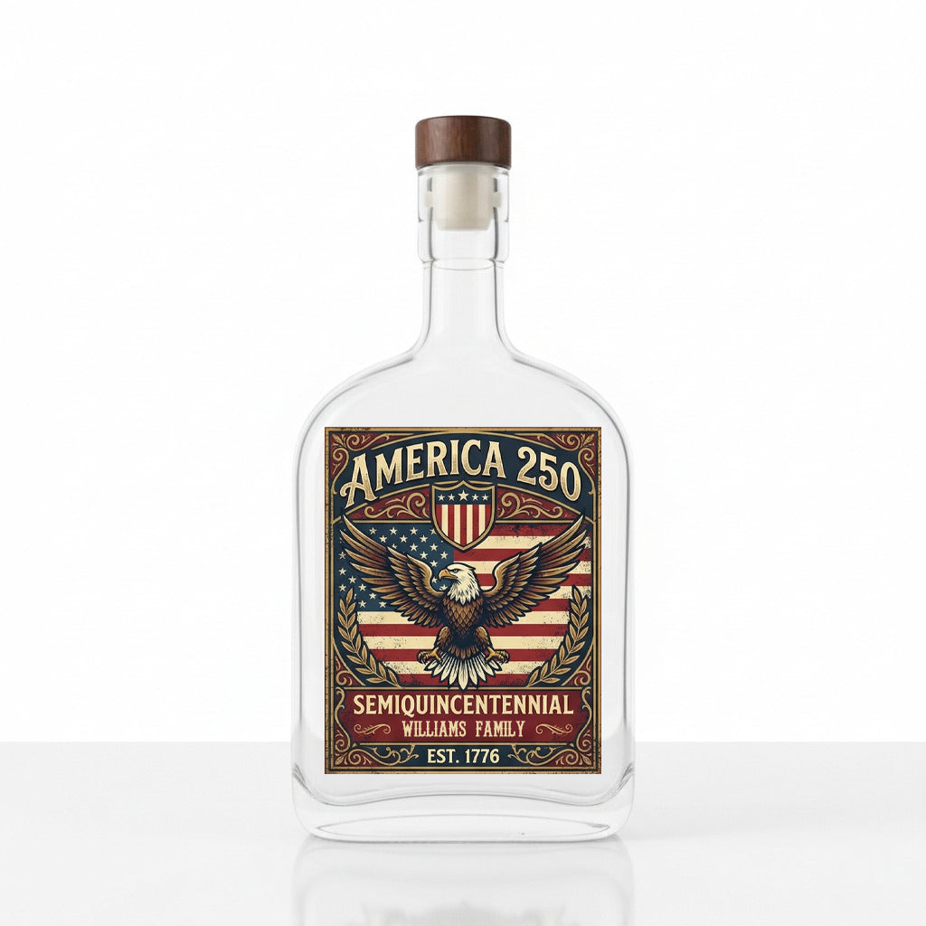 America Semiquincentennial 250 Years Of Freedom Whiskey Bottle