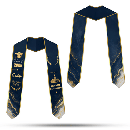 Personalized The Future Is Ours Graduation Stole – Custom Photo and Name