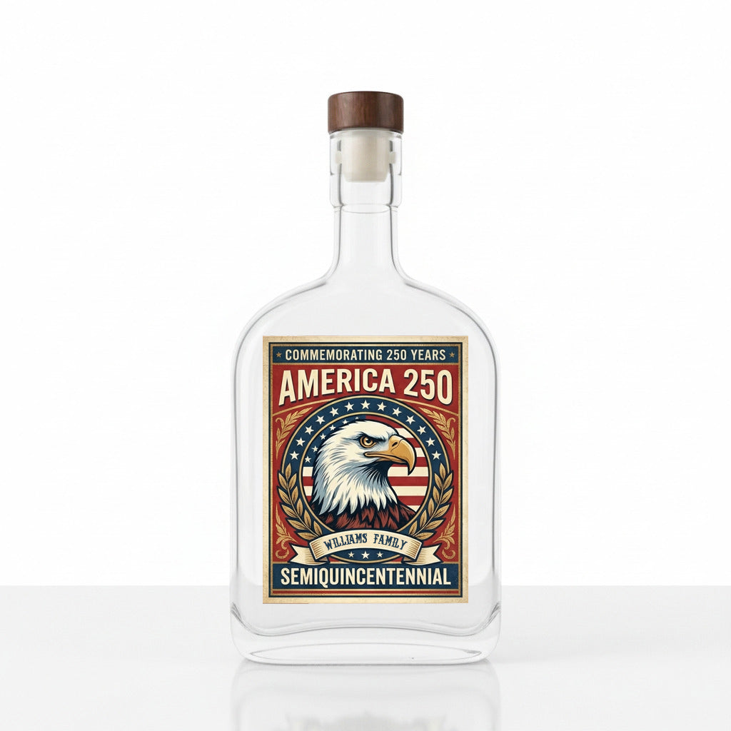 American 250 Years Independence Eagle - July 4th 2026 Whiskey Bottle