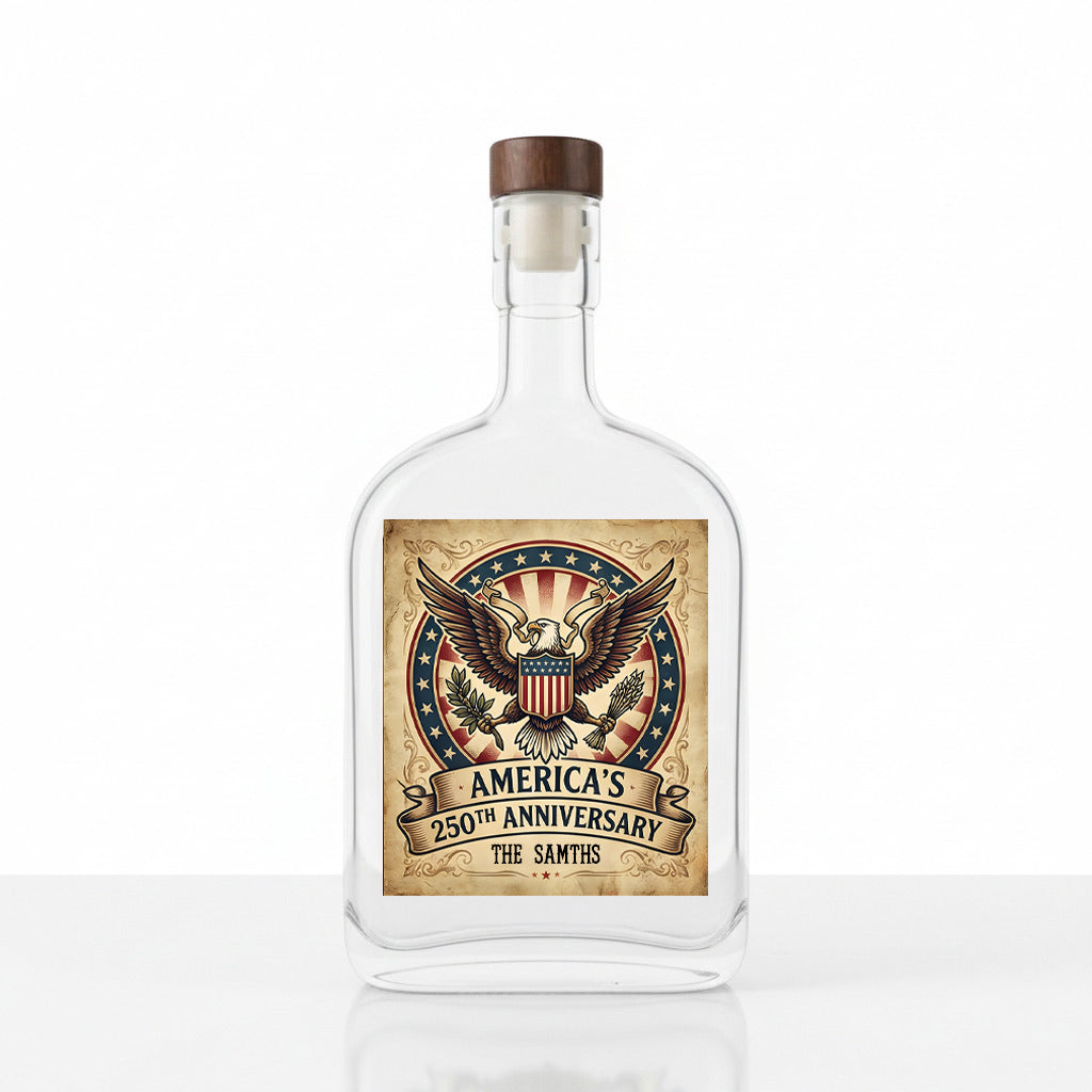 America 250 Semiquincentennial Fireworks Celebration Whiskey Bottle