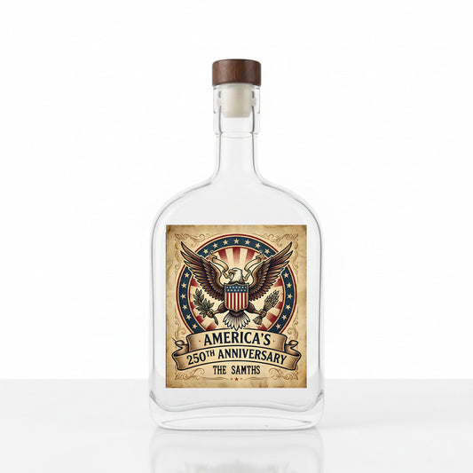 America 250 Semiquincentennial Fireworks Celebration Whiskey Bottle
