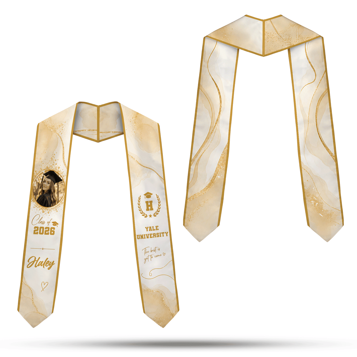 Personalized The Best Is Yet to Come Graduation Stole – Custom Name