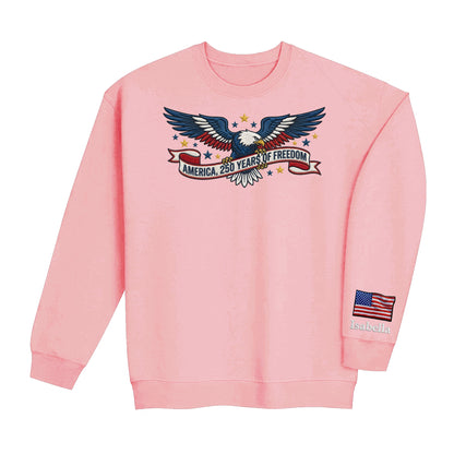 1776–2026 USA Anniversary Hoodie - Custom Name Eagle Sweatshirt - American Pride Keepsake