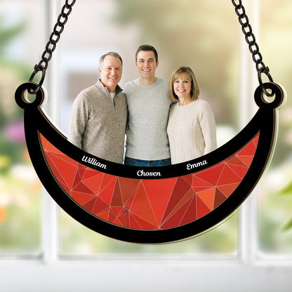 Personalized Photo Acrylic Suncatcher Gift for Mom and Grandma