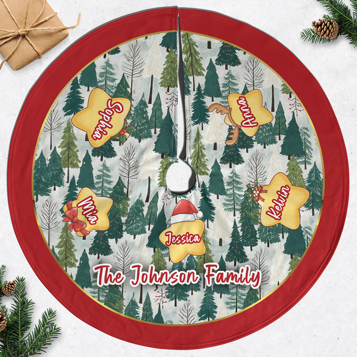 Personalized The Togetherness Christmas Tree Skirt