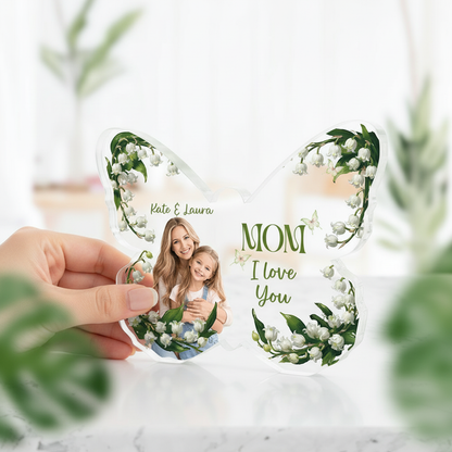 Butterfly Memories – Personalized Acrylic Family Keepsake – Mother’s Day Gift for Mom Plaque