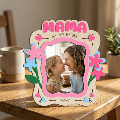 Personalized I Love You Photo Magnet – Custom Memory Gift