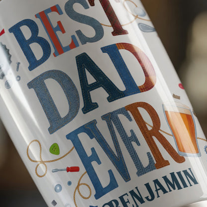Best Dad Ever 20oz Tumbler – Father’s Day Gift Cup for Dad