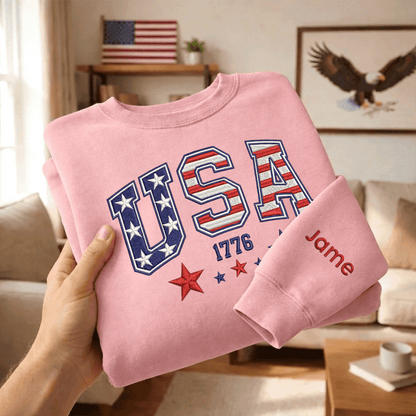 America 250th Anniversary 1776-2026 Embroidered Sweatshirt