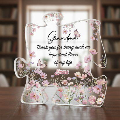 Gift for Mother Personalized Acrylic Plaque
