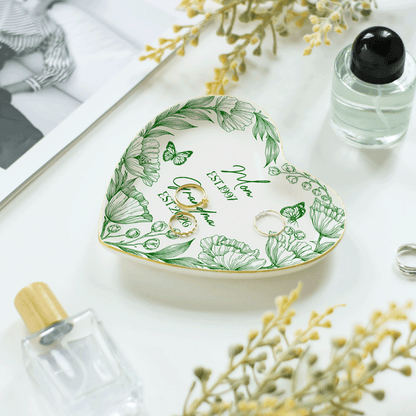 Personalized Grandma to Be Jewelry Dish - Custom First Time Grandma Trinket Tray, New Grandma Mother's Day Gift