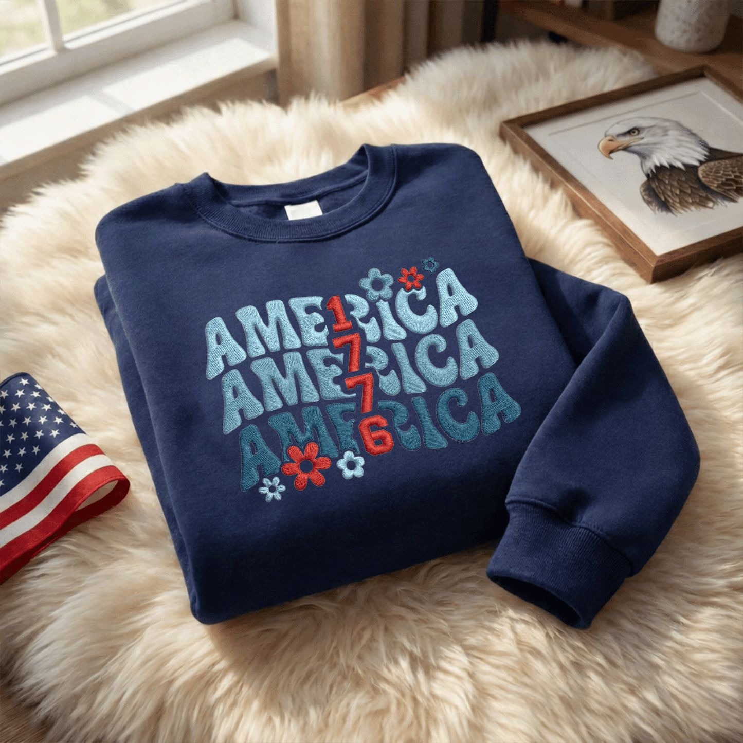 USA 250th Independence Anniversary Sweatshirt - 1776 We The People Edition