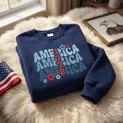 USA 250th Independence Anniversary Sweatshirt - 1776 We The People Edition
