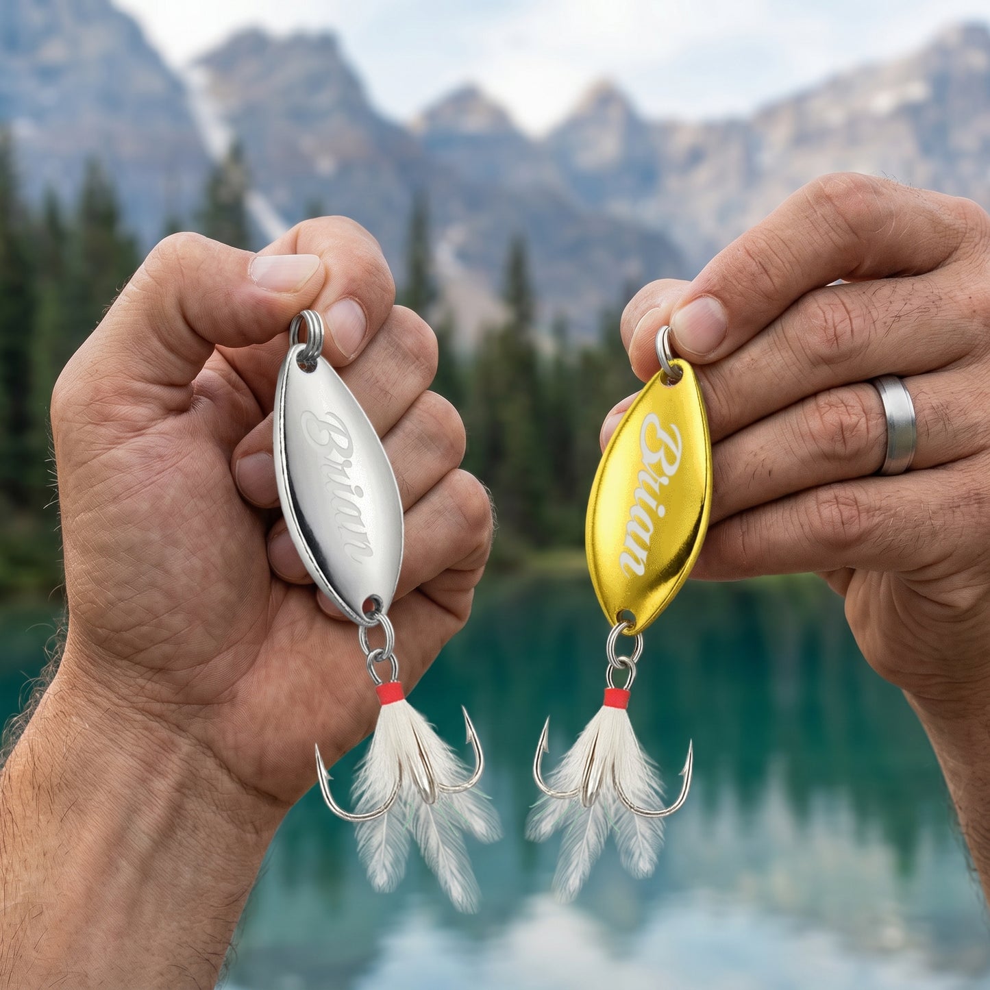Personalized Fishing Lure & Gift Box for Grandpa – “My Fishing Buddies Call Me Grandpa” Custom Gift