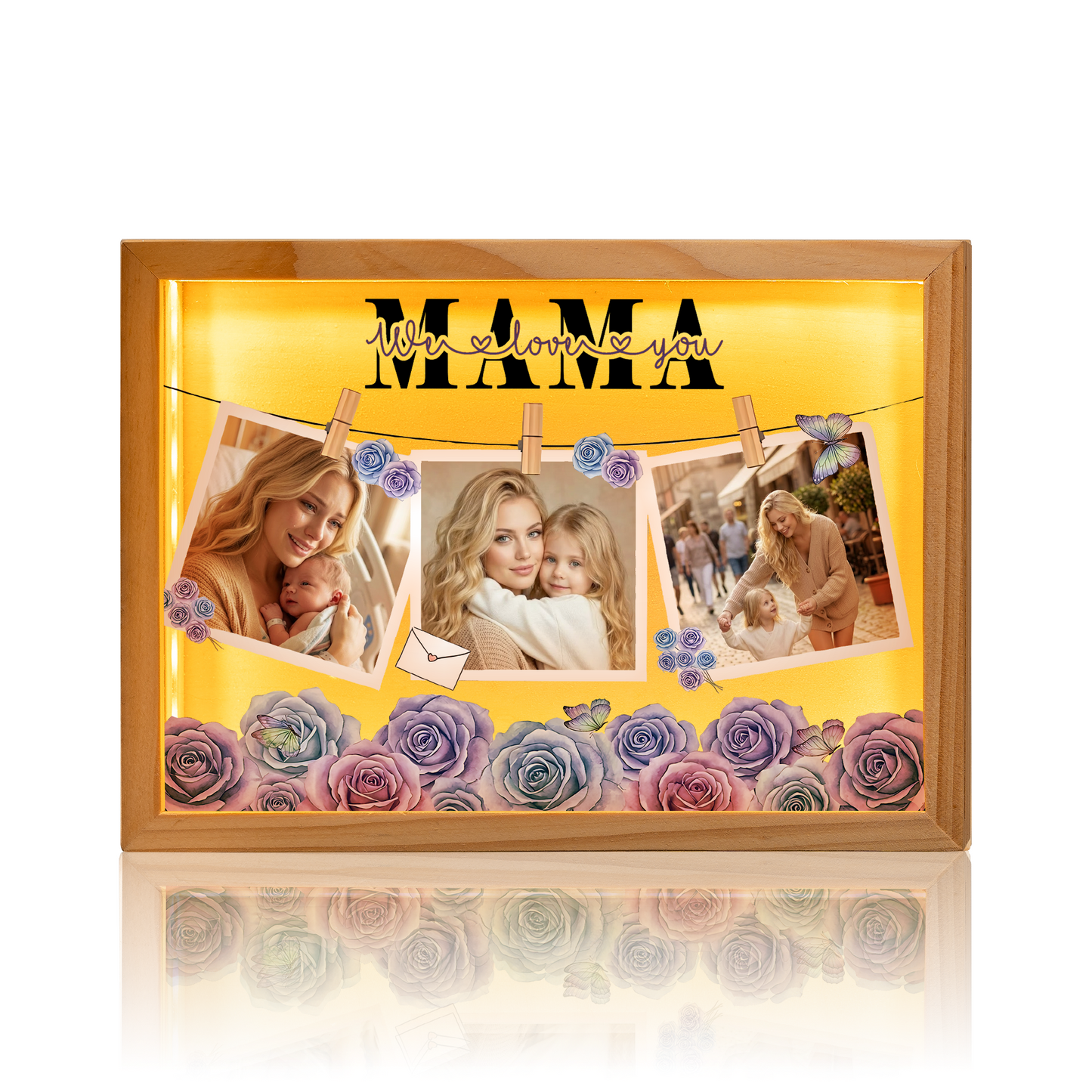If I Know What Love Is – Sentimental Mother’s Day Gift from Kids – Personalized Mom Photo Frame Light Box