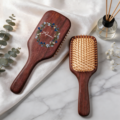 Custom Hand-Painted Hair Brushes – Thoughtful Mother’s Day Gift for Mom